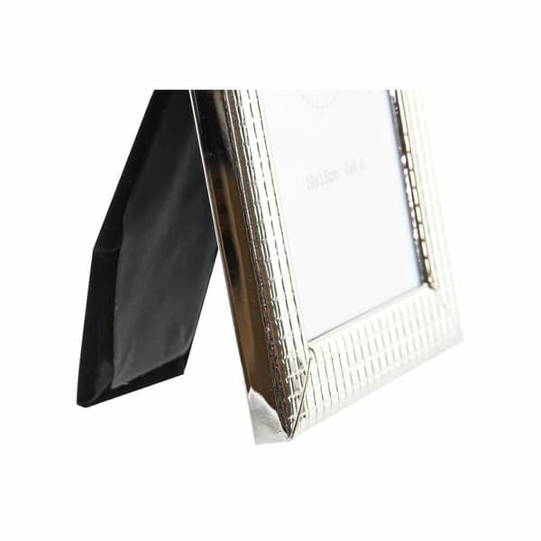 Fotoram DKD Home Decor Silvrig Metall Shabby Chic 12 x 2 x 17 cm
