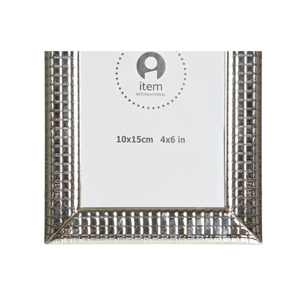 Fotoram DKD Home Decor Silvrig Metall Shabby Chic 12 x 2 x 17 cm