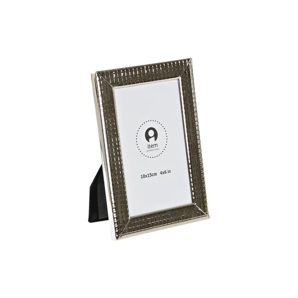 Fotoram DKD Home Decor Silvrig Metall Shabby Chic 12 x 2 x 17 cm