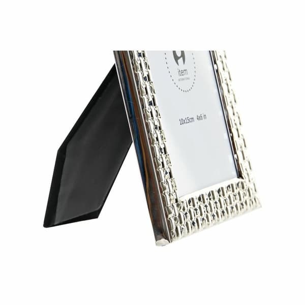Fotoramme DKD Home Decor Sølvfarvet Metal Shabby Chic 30 x 40 cm 13,5 x 2 x 18,5 cm
