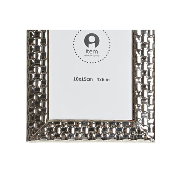 Fotoramme DKD Home Decor Sølvfarvet Metal Shabby Chic 30 x 40 cm 13,5 x 2 x 18,5 cm