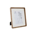Miniatyrbild 1 av 3: Fotoram Home ESPRIT Vit Brun Glas Akaciaträ Skandinavisk 27 x 2,8 x 32 cm