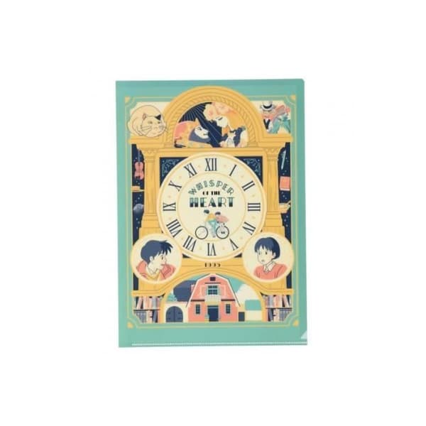 Art Deco A4-mapp - Ghibli - Om du lyssnar - Flerfärgad - Grå - Plast - Dekorativa föremål