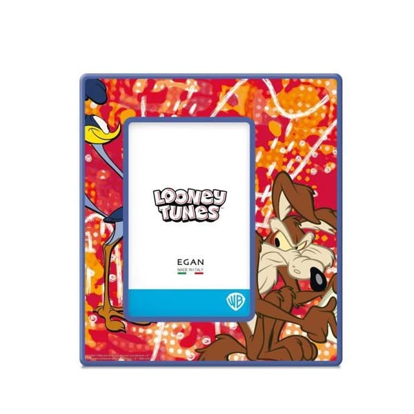 LOONEY TOONS - KERAMISK FOTORAM 20X18CM - VIL COYOTE &amp; BIPBIP