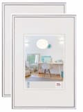 Miniatyrbild 3 av 4: Walther design fotoram - KVX460G3 - Guld fotoram 40 x 60 cm med konstglas 3-pack, New Lifestyle plastram