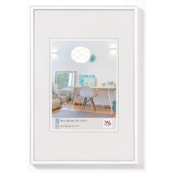 Walther KV015B Ny Livsstil Plast Fotoram. Vit 30 x 45 cm