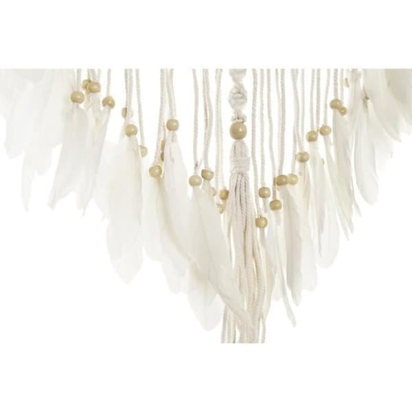 drömfångarfjädrar lila grön flerfärgad 40 x 2 x 120 cm boho (2 enheter)