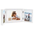 Miniatyrbild 1 av 2: Tredelad fotoram vit 22x15 cm+2x(10x15 cm)