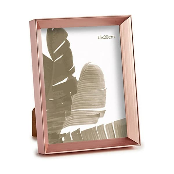 Kuvakehys 17,3 x 3,3 x 22,3 cm Pinkki Kupari Muovinen Lasi (6 osaa)