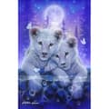 Miniatyrbild 1 av 4: Akrylmålning - Diamantmålning Bildram Kristallkonst - 21x25cm Tiger Cubs