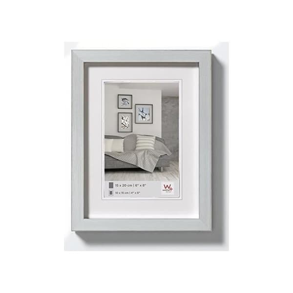 Konstruktion Fotoram 15x20 silver plast