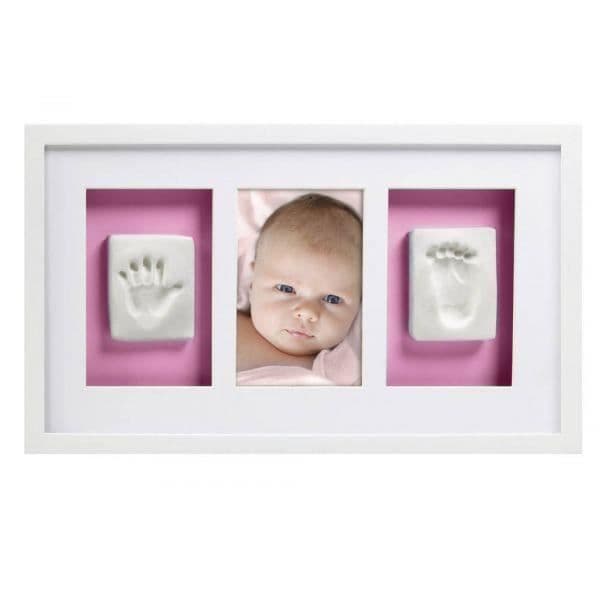 Pearhead - Deluxe Baby Footprint Wall Ram - Vit