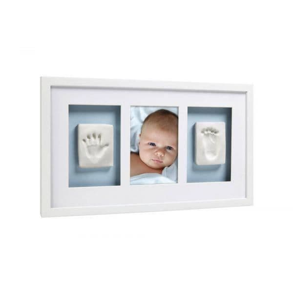 Pearhead - Deluxe Baby Footprint Wall Ram - Vit