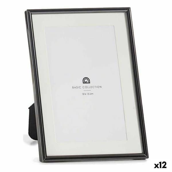 Fotoram Glas Svart Stål (12 antal)