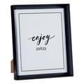 Miniatyrbillede 2 af 2: Fotoramme 22,2 x 3,5 x 27,3 cm Sort Plastik Glas (6 enheder)