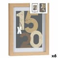 Miniatyrbillede 1 af 2: Væg billedramme Natur Glas Træ MDF 20,5 x 2,5 x 26,5 cm (6 enheder)