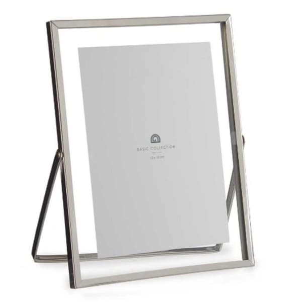Fotoramme Sølvfarvet Metal Glas Plastik 18,5 x 1 x 23 cm (12 enheder)