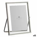 Miniatyrbillede 1 af 2: Fotoramme Sølvfarvet Metal Glas Plastik 18,5 x 1 x 23 cm (12 enheder)