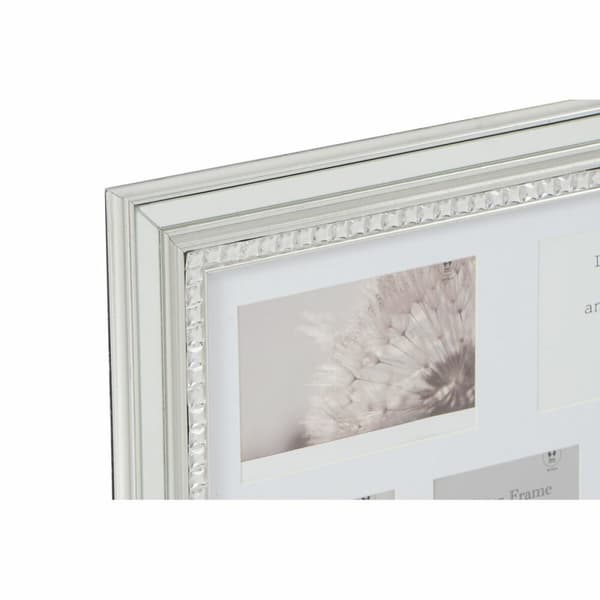 Kuvakehys DKD Home Decor Luxury 46,5 x 2 x 40 cm Kristalli Hopeinen Kullattu polystyreeni Perinteinen (2 osaa)