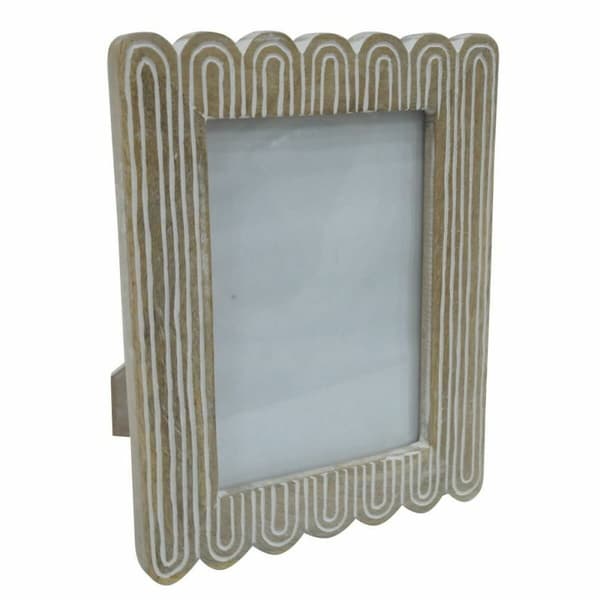 Kuvakehys DKD Home Decor 18,5 x 2 x 23 cm Luonnollinen Siirtomaatyylinen Mangopuu 20 x 2 x 24 cm