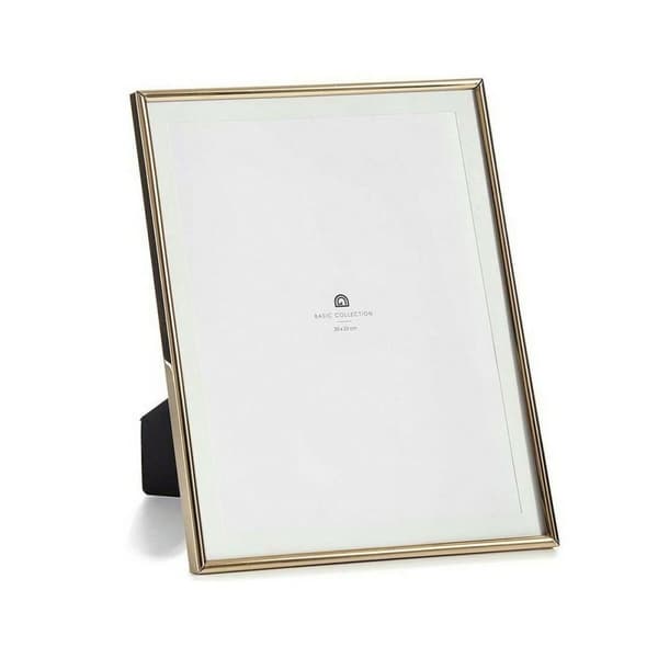 Kuvakehys Kullattu Kristalli Teräs (15,5 x 28 x 22,9 cm) (12 osaa)