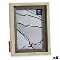 Pikkukuva 1 / 2: Kuvakehys 17 x 2 x 21,8 cm Kristalli Harmaa Beige Muovinen (6 osaa)