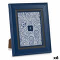 Pikkukuva 1 / 2: Kuvakehys 23 x 28 x 2 cm Kristalli Sininen Muovinen (6 osaa)