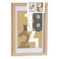 Pikkukuva 2 / 2: Kuvakehys 24 x 2,5 x 32,5 cm Luonnollinen Lasi Puu MDF (6 osaa)