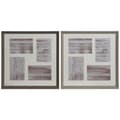 Miniatyrbild 1 av 3: Fotoram Home ESPRIT Brun Naturell Glas polystyren Urban 34 x 3 x 34 cm (2 antal)