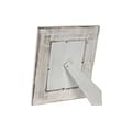 Miniatyrbilde 3 av 3: Fotoramme Home ESPRIT Hvit Naturell Krystall Treverk av mangotre Blomster Indianer 26,5 x 2 x 31,5 cm