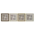 Miniatyrbild 1 av 3: Fotoram Home ESPRIT Brun Beige Naturell Elfenben Glas polystyren Skandinavisk 38 x 2 x 38 cm (4 antal)
