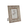 Miniatyrbillede 1 af 3: Fotoramme Home ESPRIT Hvid Natur Krystal Mangotræ Indianer mand 26,5 x 2 x 31,5 cm