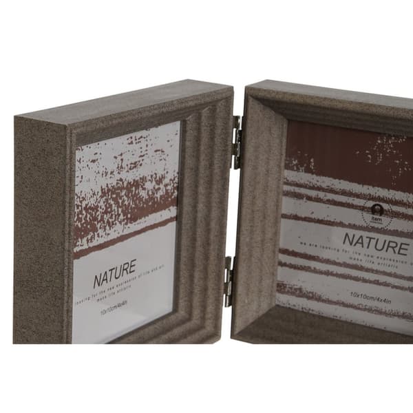 Kuvakehys Home ESPRIT Ruskea Beige Kristalli polystyreeni 38 X 3 X 12 cm (2 osaa)