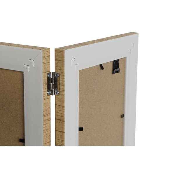 Kuvakehys Home ESPRIT Ruskea Beige Luonnollinen Norsunluu Kristalli polystyreeni Skandinaavinen 31 X 2 X 21 cm (4 osaa)