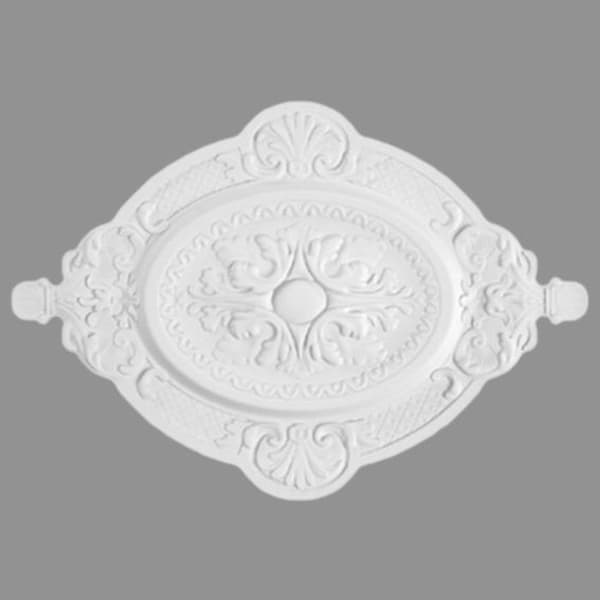 PROVISTON Rosett Polystyren Diameter 570 x 400 mm Vit