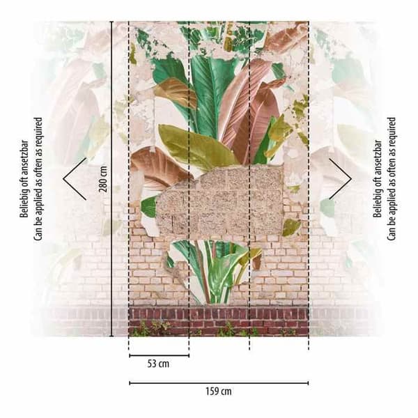 Tapet - A.S. CREATION - The Wall 2 - Urban - Trompe l'oeil - 1,59m x 2,80m