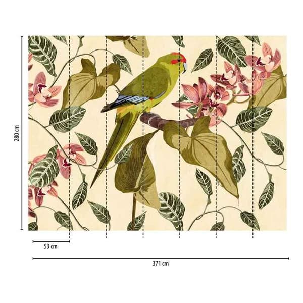 Tappetino - A.S. CREATION - AS-382441 - Vinyl på non-woven - Djurmönster - 3,71m x 2,80m