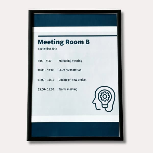 Store frame Black mat alu 21x29,7 cm A4