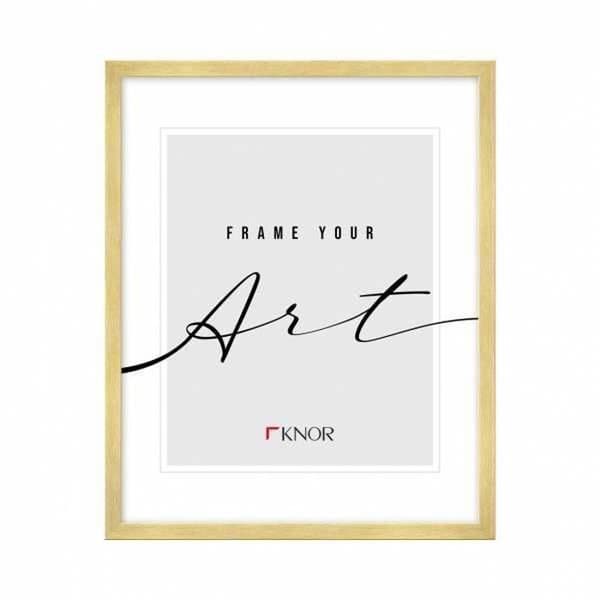 Knor spzoo fotoram KNOR Izabela ram 50x70 guld | plast | 15 mm | plexi