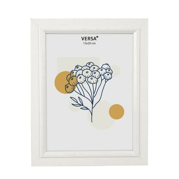 Fotoramme Versa Hvid Træ MDF Vintage 1,5 x 24 x 19 cm