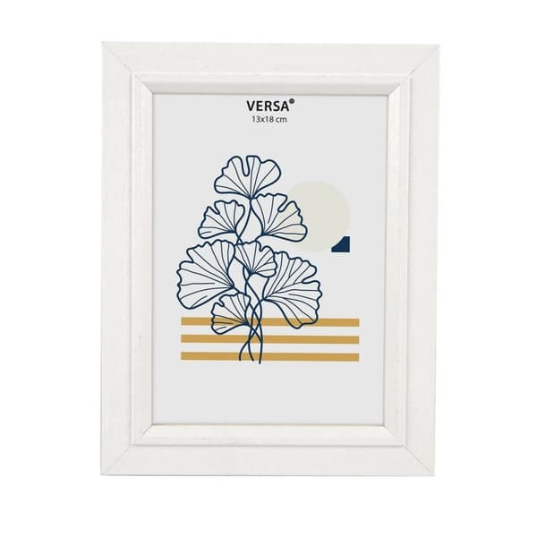 Fotoram Versa Vit Trä MDF Vintage 1,5 x 22 x 17 cm