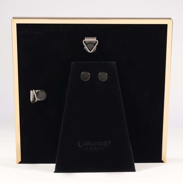 Lawrence ramar fotoram - 750355 - Klassisk fasad fotoram i guldmetall 12,7 x 12,7 cm
