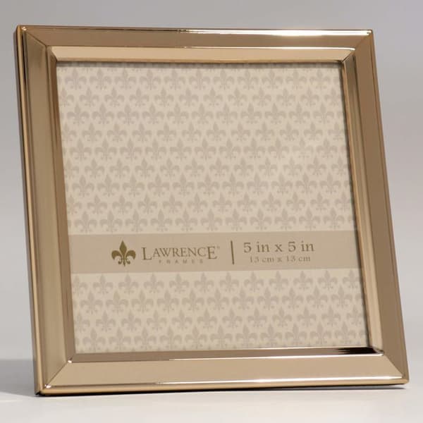 Lawrence ramar fotoram - 750355 - Klassisk fasad fotoram i guldmetall 12,7 x 12,7 cm