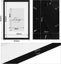 Miniatyrbillede 5 af 9: Rootz aluminium fotoramme - billedramme - væg- og bordskærm - plexiglas - 10x15 cm til 30x40 cm - Premium metalstruktur - boligindretning
