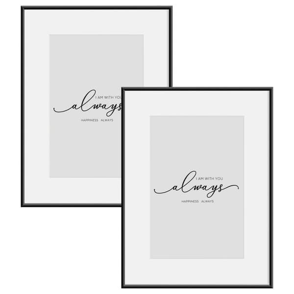 Rootz aluminium fotoramme - billedramme - væg- og bordskærm - plexiglas - 10x15 cm til 30x40 cm - Premium metalstruktur - boligindretning
