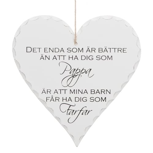 Skylt Pappa...Farfar