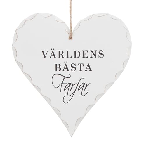 Skylt Världens bästa farfar