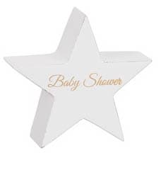 Stående stjärna "Baby Shower"