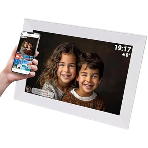 Digital fotoram - DENVER - PFF-1012W - 10" IPS HD-pekskärm - Wi-Fi - Integrerad Frameo-programvara