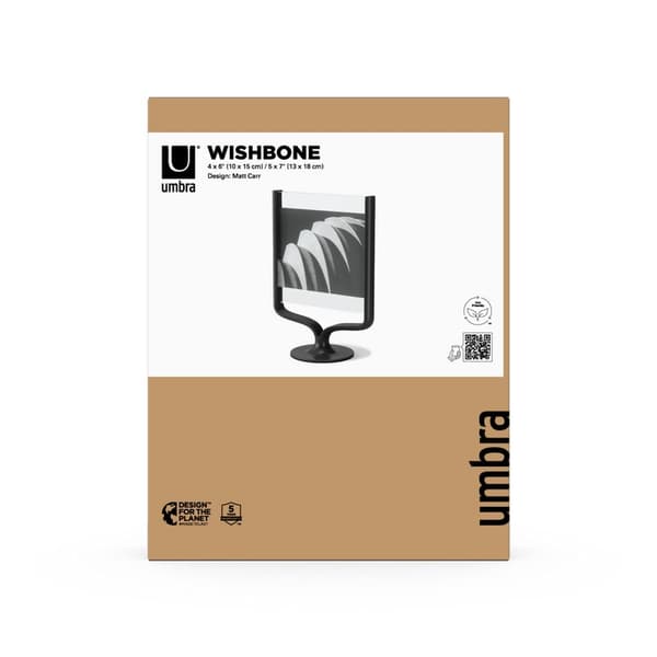UMBRA-Fotoramme 10 x 15cm. sort, WISHBONE